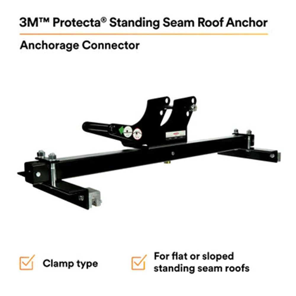 3M DBI Sala Protecta Reusable Roof Anchor for Standing Seam from Columbia Safety